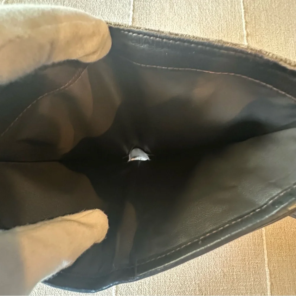 Celine | Green Vintage Classic Print Canvas Trifold Wallet - Picture 7 of 12